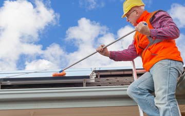 Wool soft wash roof cleaning